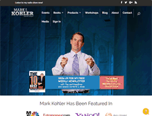 Tablet Screenshot of markjkohler.com